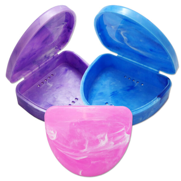 Marble Retainer Case ~ Slim 2.2cm Deep